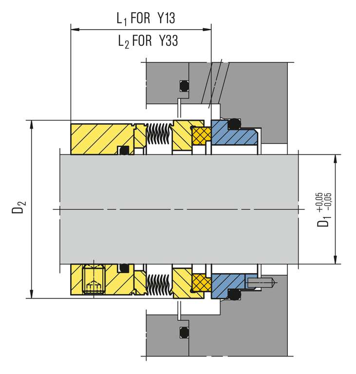 Low temperature seals <br/>Y12, Y13, Y33, Y17, Y18, Y37